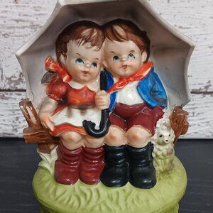 Vintage 1970's Brinn's Of Pittsburg Music Box - Raindrops Keep Falling On My Hea